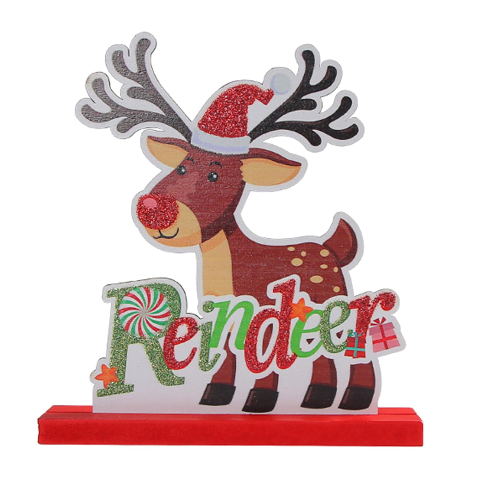 Kalttoy A Desktop Christmas Ornament Sant Holiday Decoration For Indoor Outdoor Garden Yard Decoration Christmas Wooden Signs
