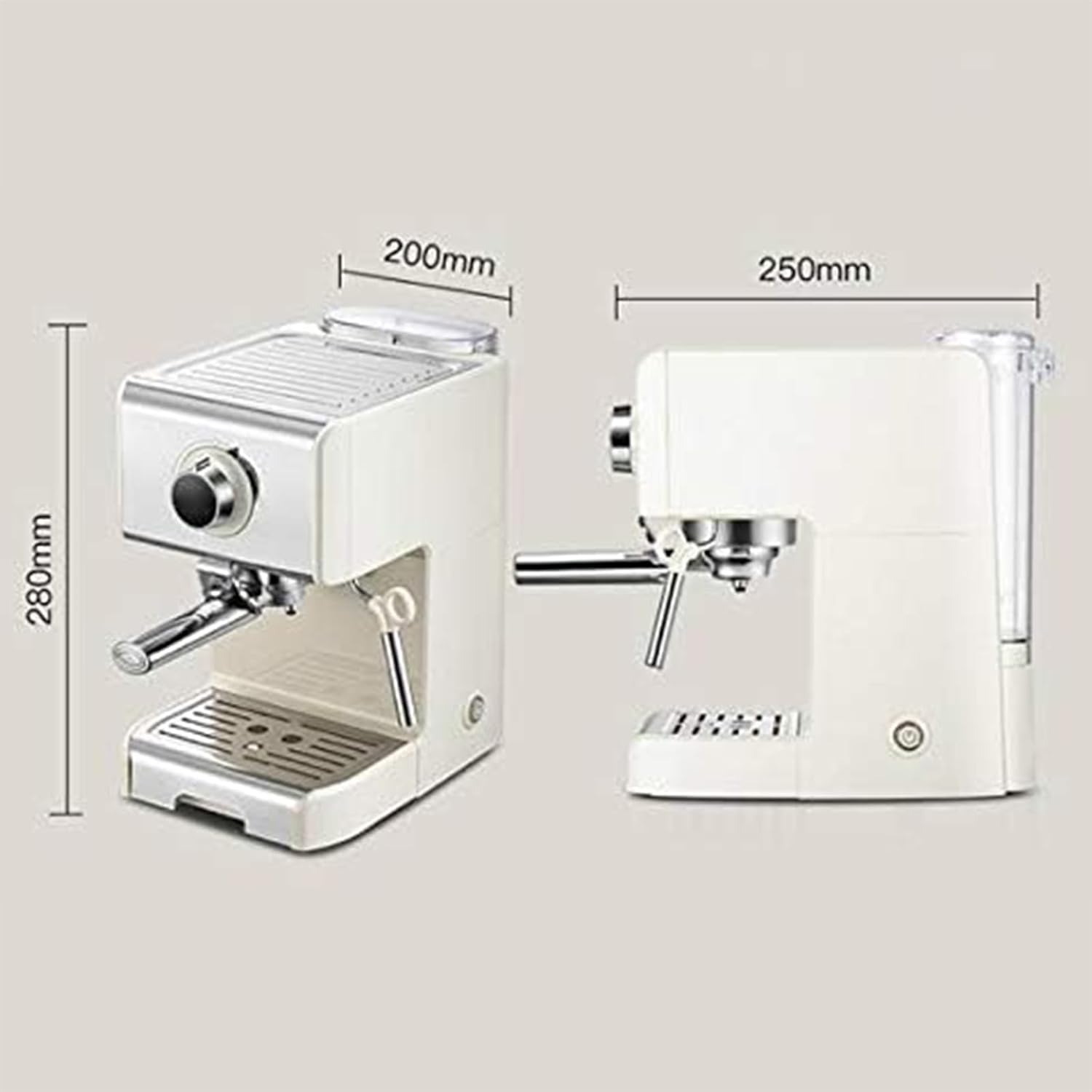 Coffee Machine Espresso Household Commercial Italian Fully Semi-Automatic Small Steam Milk Foam Mute