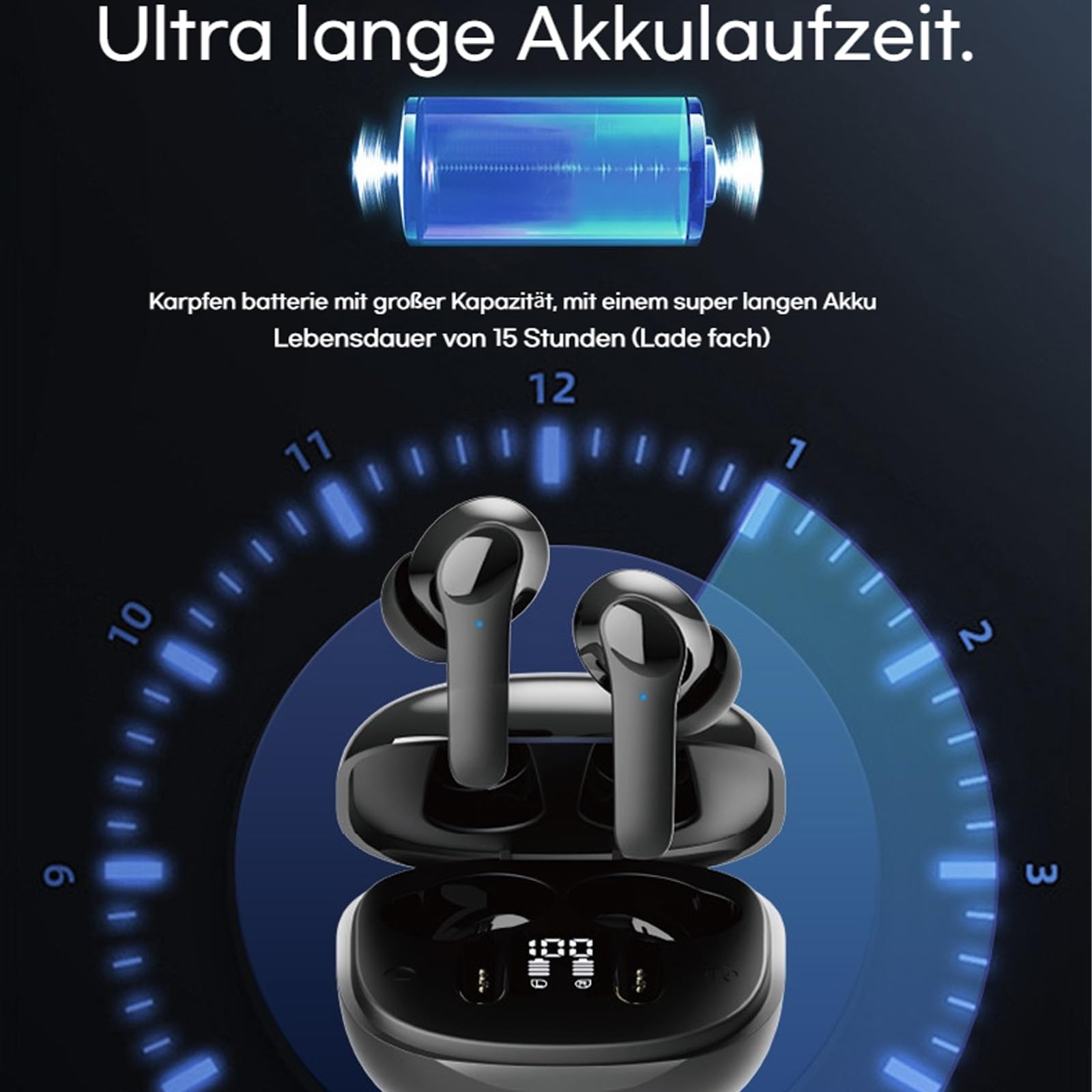 Airlingo KI Übersetzer Kopfhörer - 144 Sprachen Echtzeit | Bluetooth Open Ear Weiß