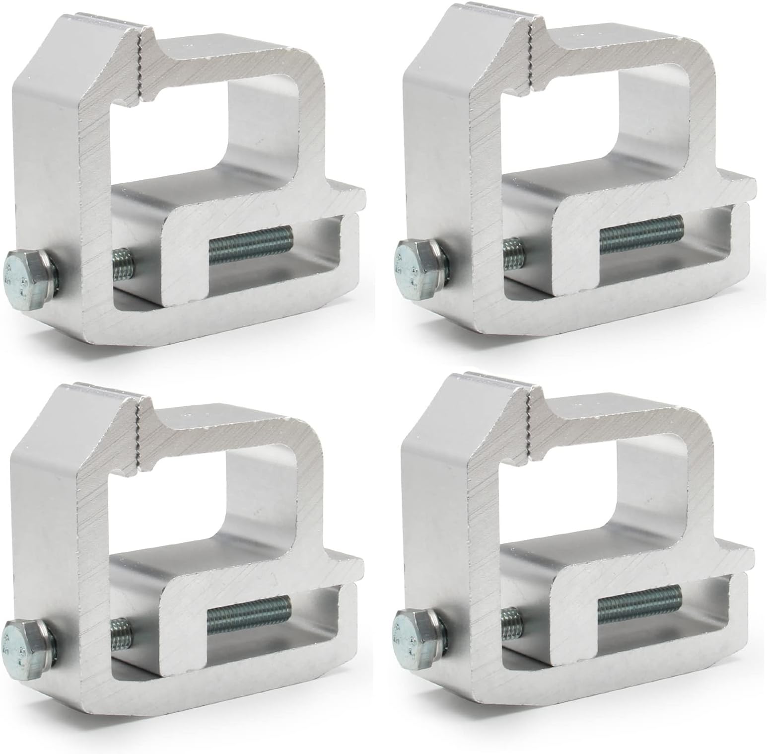 N / B 4 Pcs Camper shell,Truck Cap Topper Mounting ​Clamps Camper Shell Clamp Fit for Ram 1500 2500 3500 F150 F250 Tundra Silverado Sierra