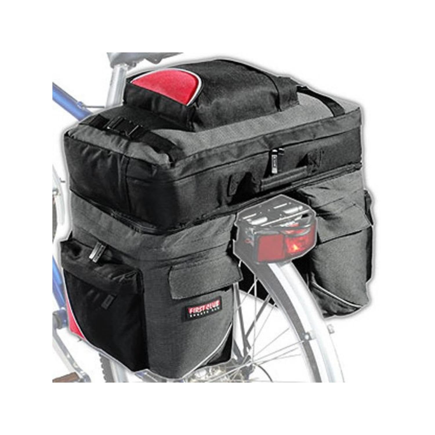 multifunktions fahrradtasche FIRST CLUB Sport & Freizeit Farbe:dunkelgrau glänzend Briko Zonda Fahrradhelm Briko StVZO:Ja