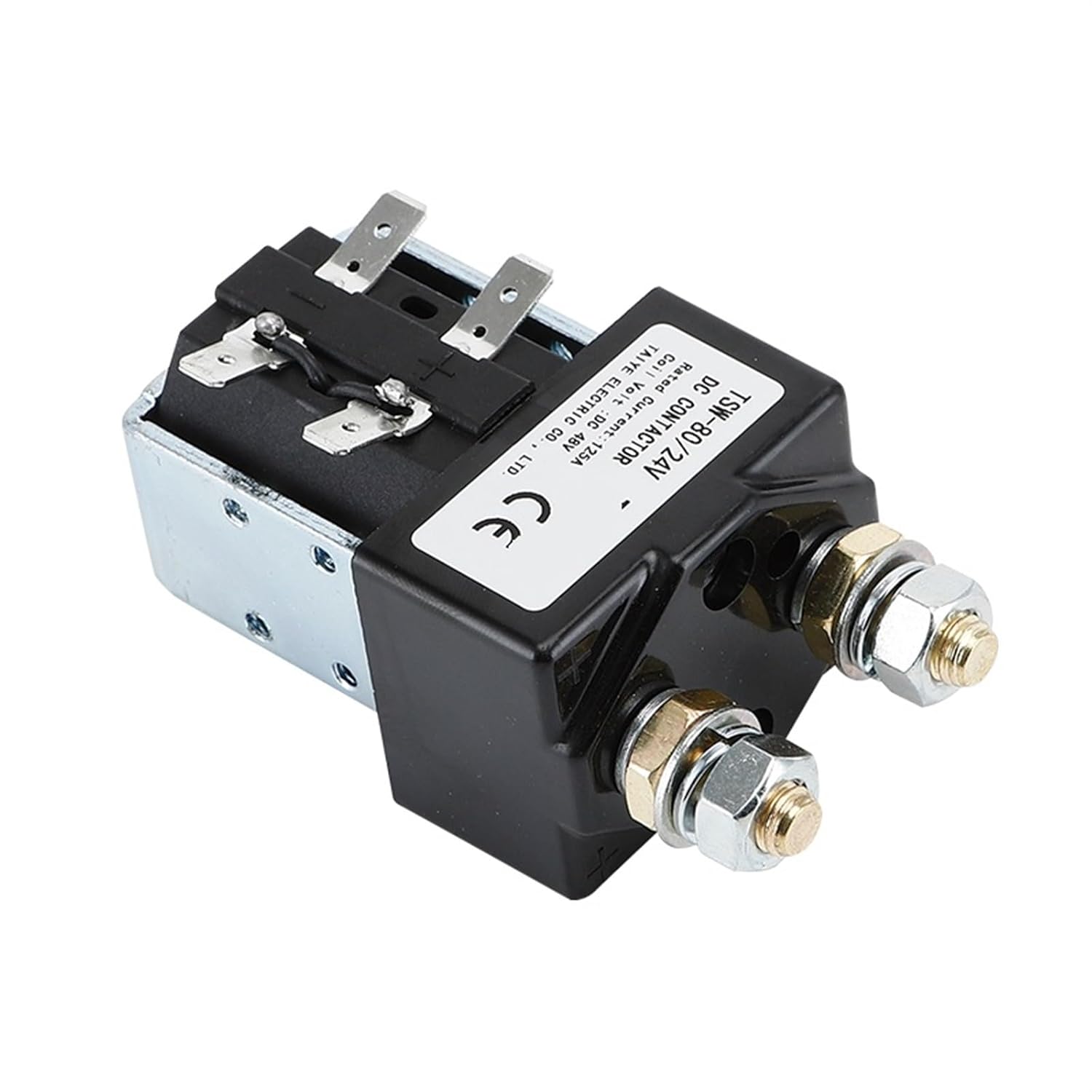 ZJW100(SW80) 125A DC Contactor Storage Normally Open 12V 24V 36V 48V 60V 72V 1Pcs(12V)