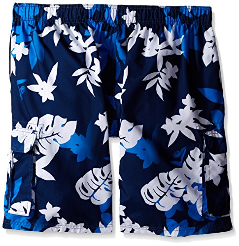 Image of Kanu Surf Men's Big Viper Extended Size Stripe Swim Trunk