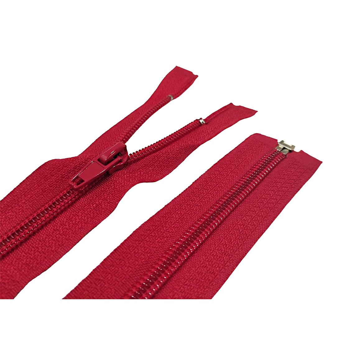 JYC CREATIVE Pack of 3 Open Nylon Zippers n.5, Available in 16 Colours and 14 Sizes - Image 3