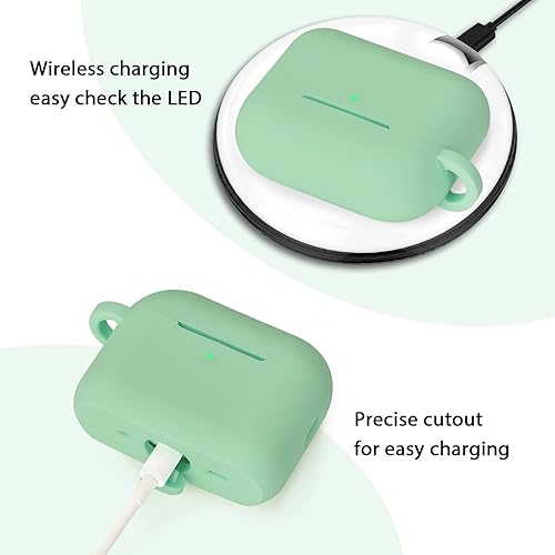 Miniatura 6 de Funda para Airpods Pro de 2 generación, funda de silicona para Filoto Airpod con llaveroaccesorios, caja de viaje de almacenamiento para Apple