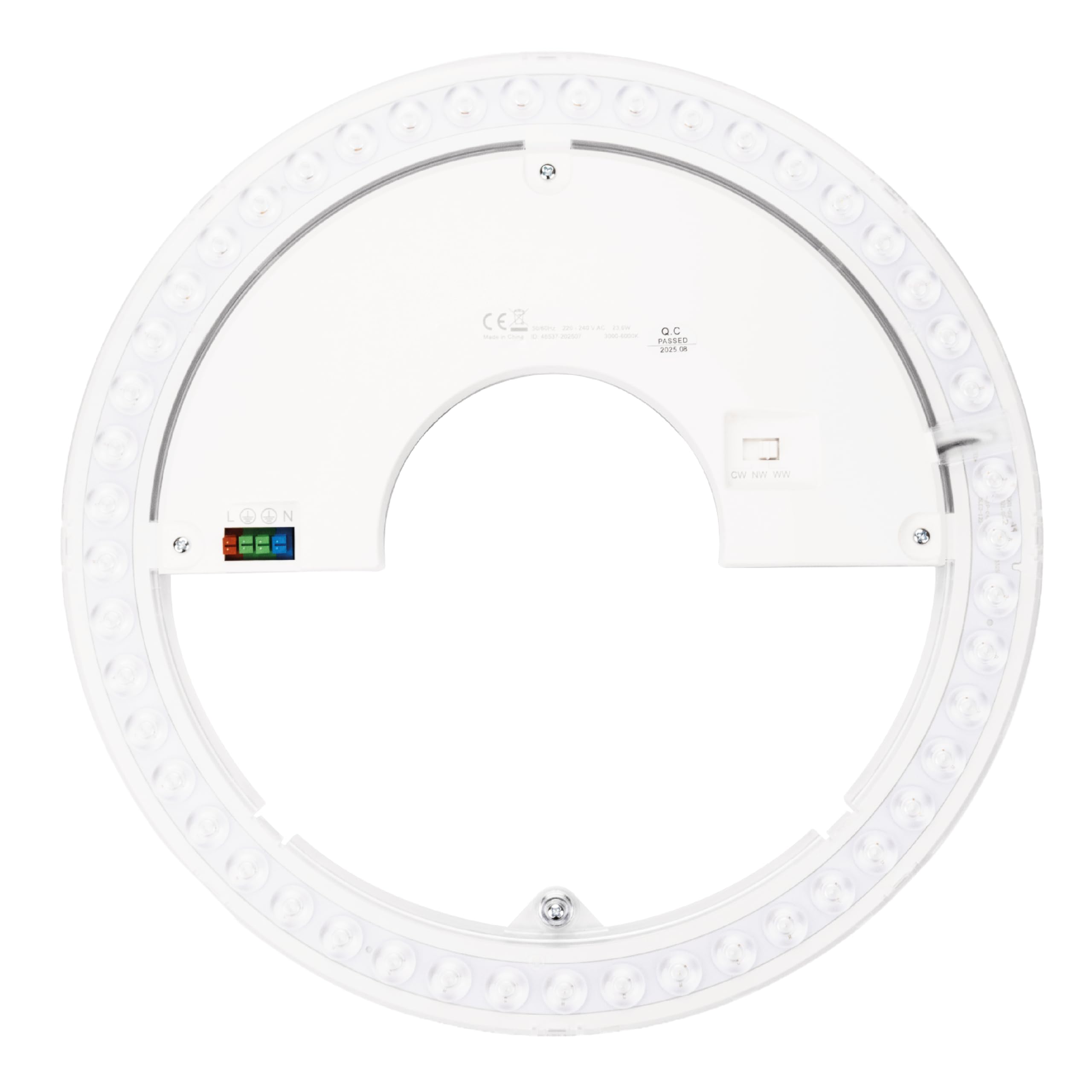 INNOVATE LED Umrüstsatz Deckenleuchte Dimmbar [LED Modul 230V 297mm ColorSwitch 3000I4000I6000K Deckenleuchte 24W] Platine ersetzt Halogen Leuchtmittel I Platine mit Magnethalterung Leuchtmittel