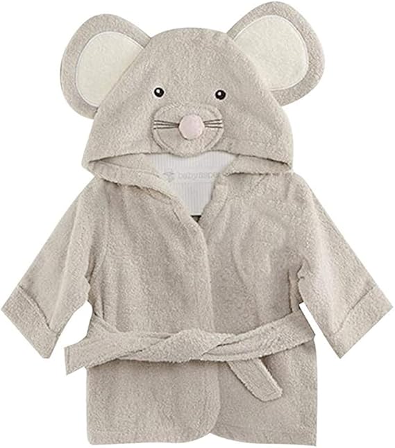 Momsiv Unisexe Bebe Bebe Coton Capuche Peignoir Serviette De Bain Amazon Fr Vetements
