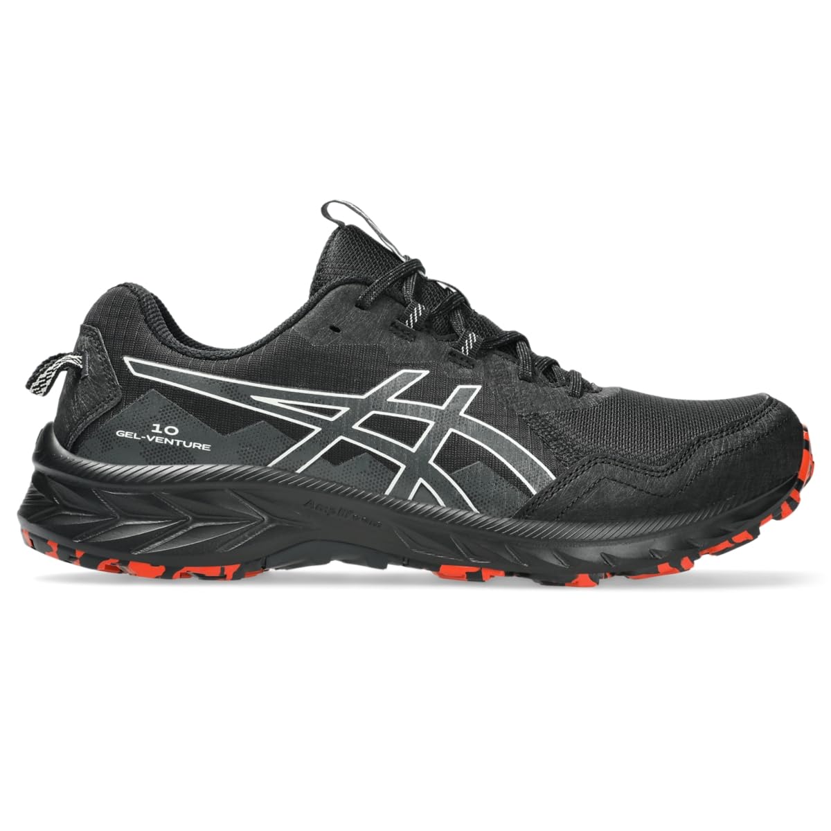 ASICS Men's Gel-Venture 10 Running Shoes, 13, Black/Lake Grey