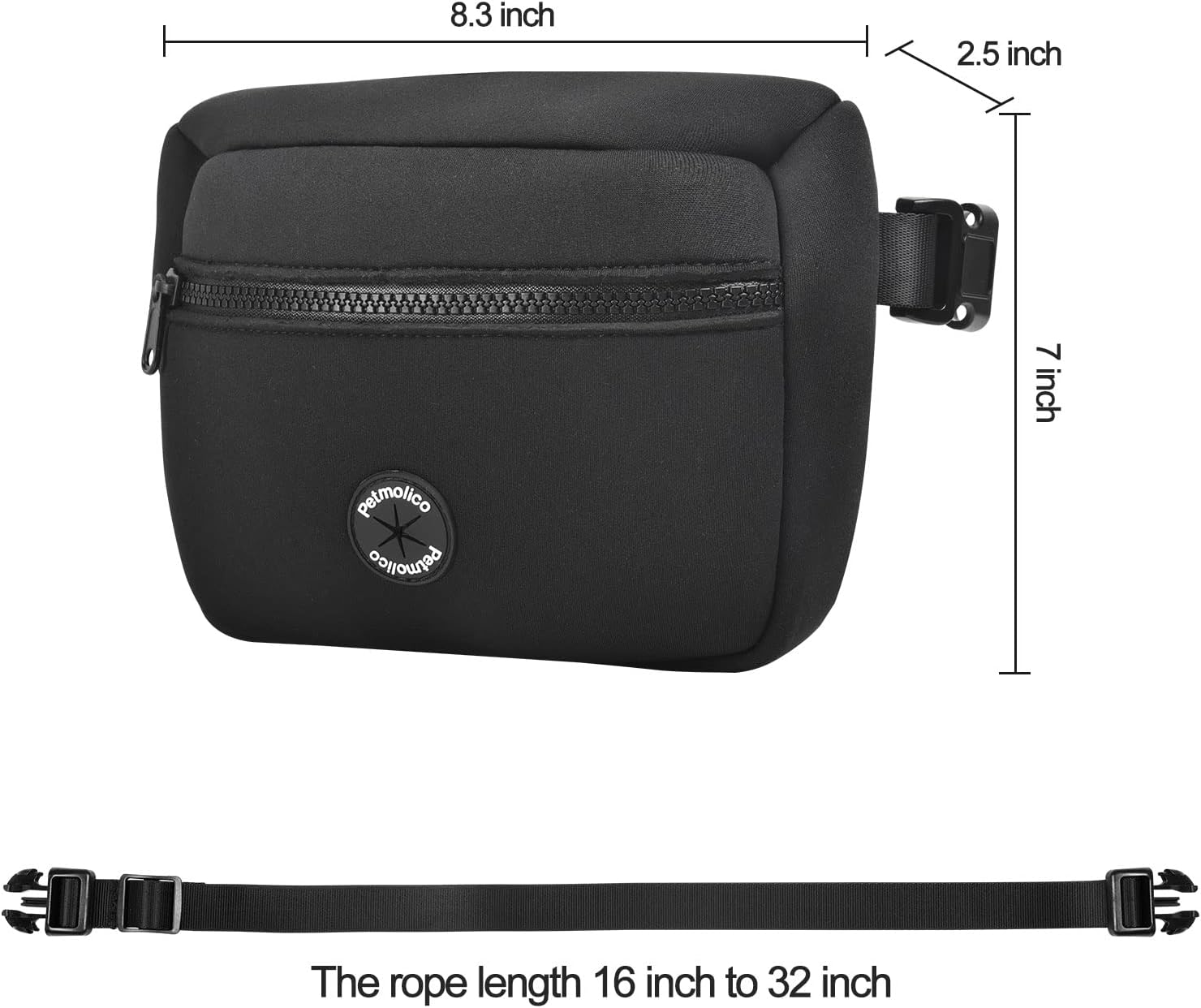 Petmolico No Pull Dog Harness and Leash Set and Dog Treat Pouch