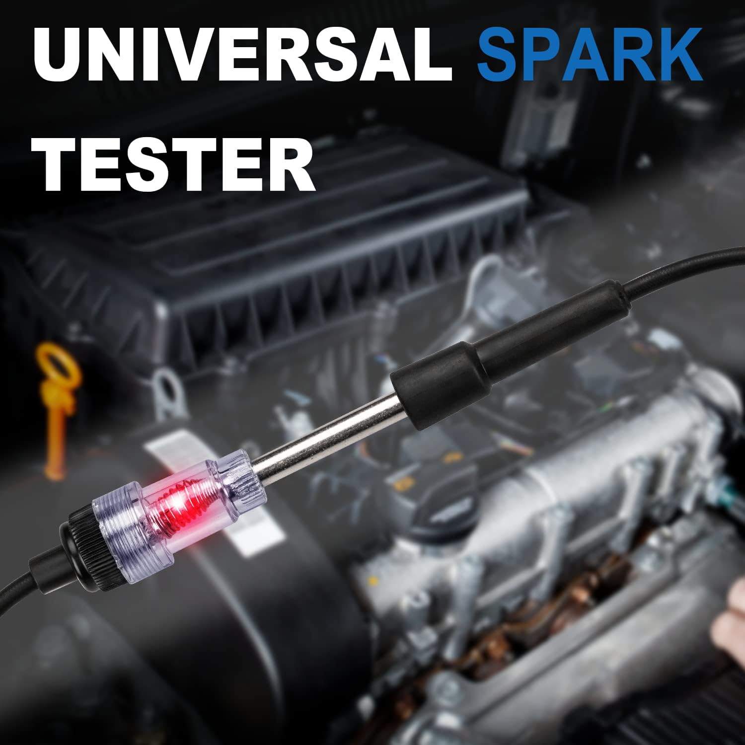 Greluma 1 Pezzo Tester per candele in linea, tester per accensione motori plug-in, accessori esterni per auto, automobile, tosaerba, strumento di verifica del motore e di diagnostica dell'indotto