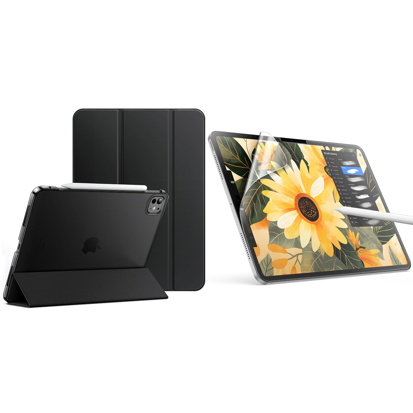 Funda y protector para iPad Pro 11 M5 M4 con tacto papel kit completo 8