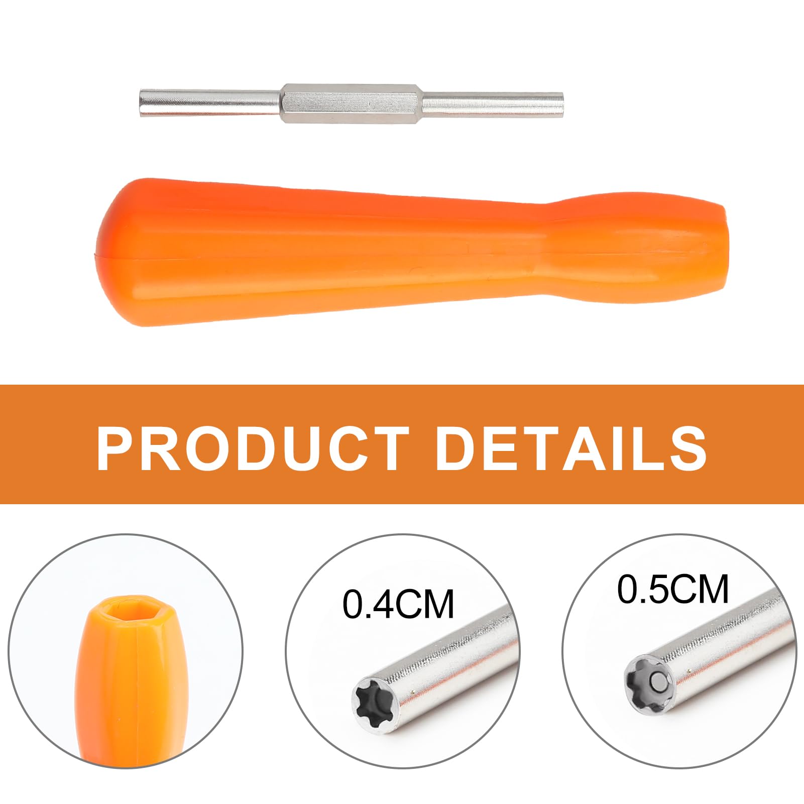 Kit de Tournevis Gamebit Double Extrémité 4,5 mm et 3,8 mm pour Ouvrir NES, SNES, N64, Gameboy, Gamecube, Virtual Boy, Sega, Nintendo Consoles, Cartouches de Jeu