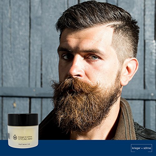 Premium Styling Wax For Men - K+S Salon Quality Hair Care Products for Short Hair - Infused w/ Caranauba Wax for Separation, Moisturizing & Flake Free Non Greasy Strong Hold w/ Natural Shine Finish - Image 3