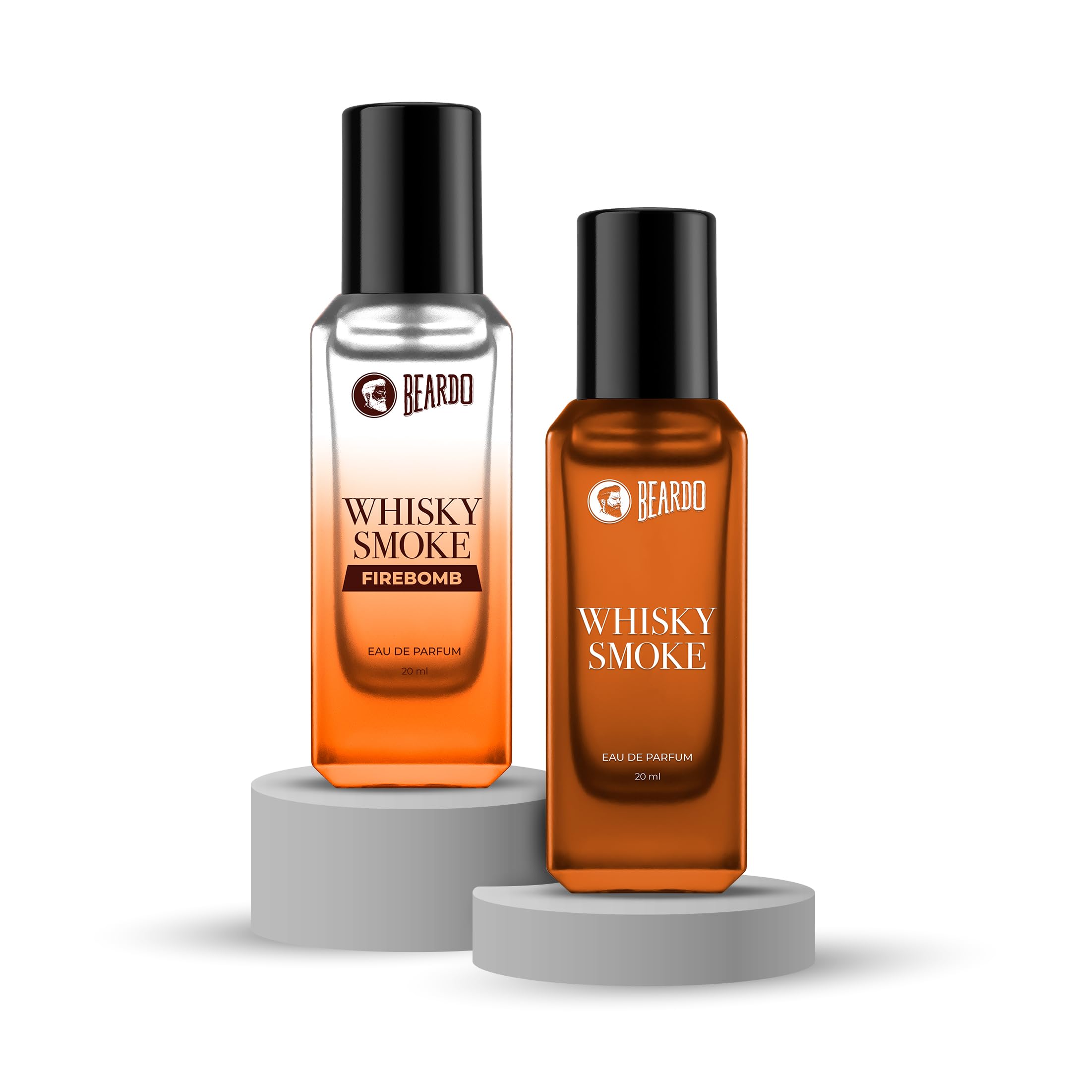 Beardo Fire & Smoke Edition Perfume Combo for Men- Whiskey Smoke & Firebomb (20ml x 2) | Long Lasting Fragrance | Long Lasting Perfume for Men | Gift for Men | Gift for Friend-image-46