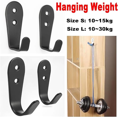 Miniatura 6 de Gancho resistente de acero inoxidable, gancho para colgar en la pared al aire libre, ganchos para toallas para baño, cocina y piscina (forma de U,