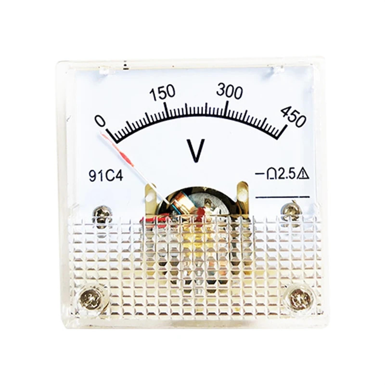 voltímetro, 91C4 DC Panel analógico medidor Puntero mecánico Tipo 1-250V 1 Uds(5V)