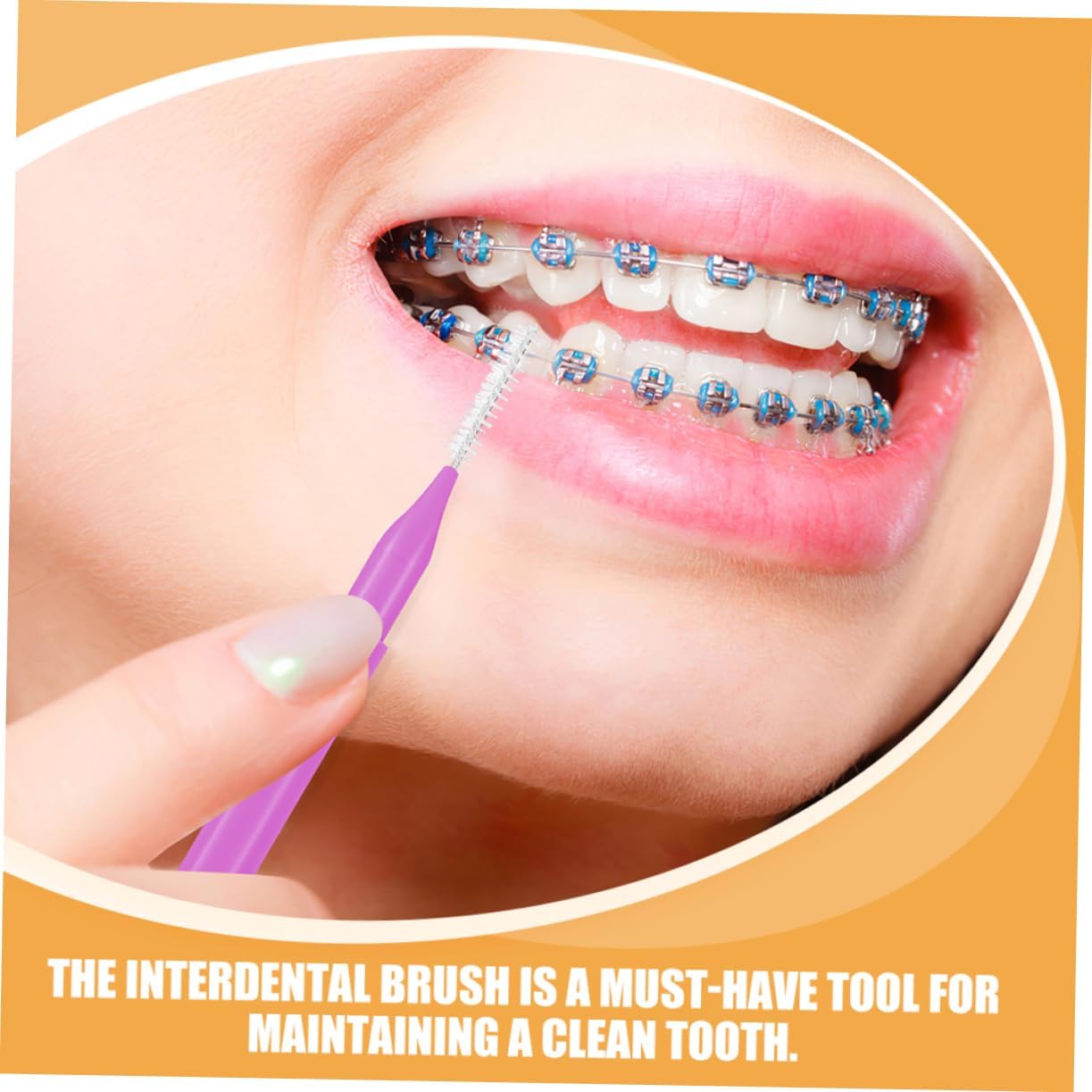 200pcs Proxy Brush Toothbrush Travel Interdental Brush for Braces Toothpicks for Braces