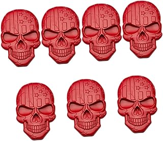 7 Peças Adesivo De Caveira Para Carro Emblemas De Carro Decalques De Caminhão Bandeiras Americanas Adesivos De Automóveis Bandeira De Carro Emblemas E Decalques De Carros Modernos