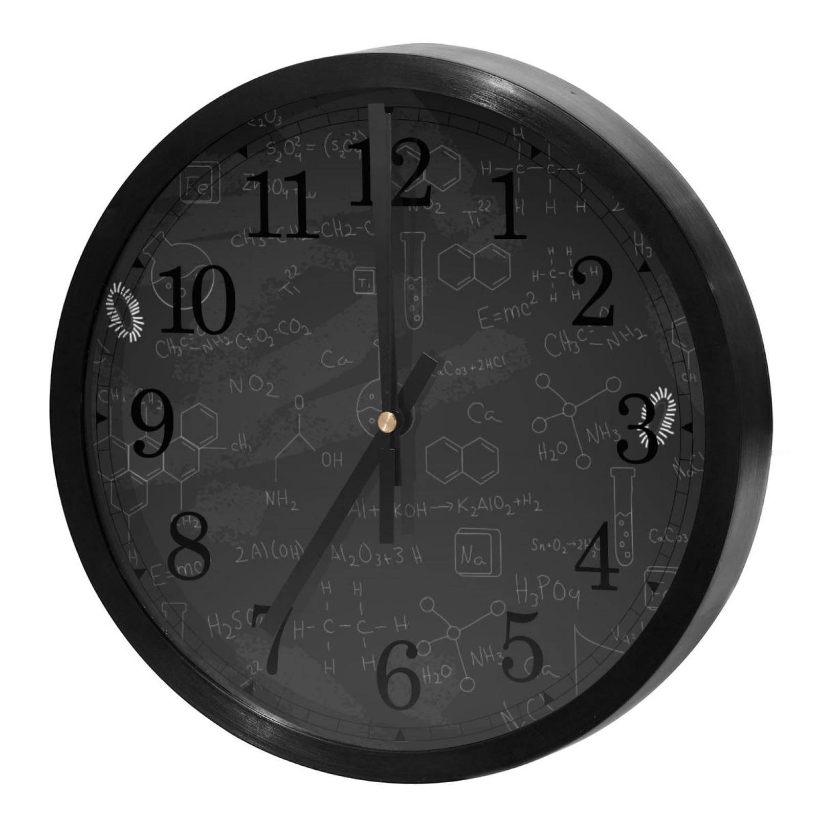 Horloge murale silencieuse pour le bureau afin de travailler dans un calme absolu