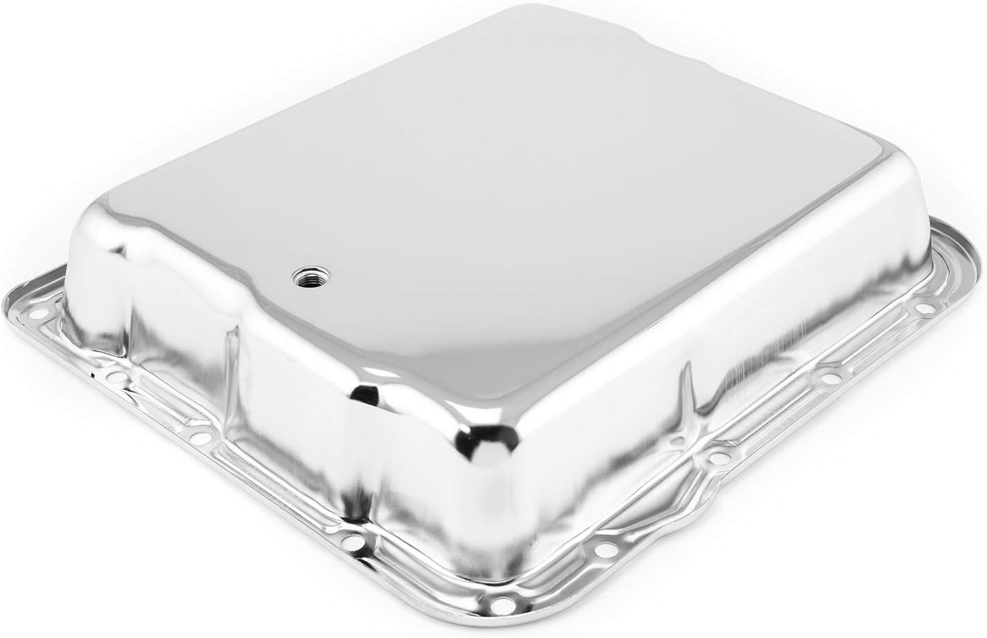 Speedmaster PCE221.1003 Turbo 700R4 Deep Transmission Oil Pan Chrome (With Oil Drain)
