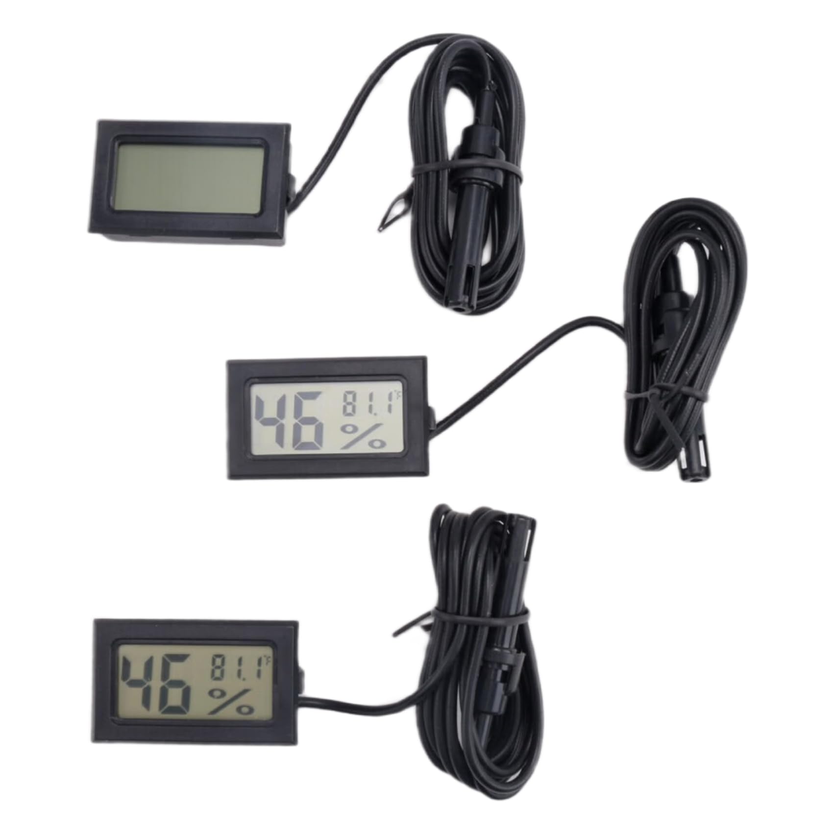 Tiyao Digital Thermometer Hygrometer With Probe Indoor Temperature Humidity Meter Hygrometer Gauge For Incubator Reptile Plant