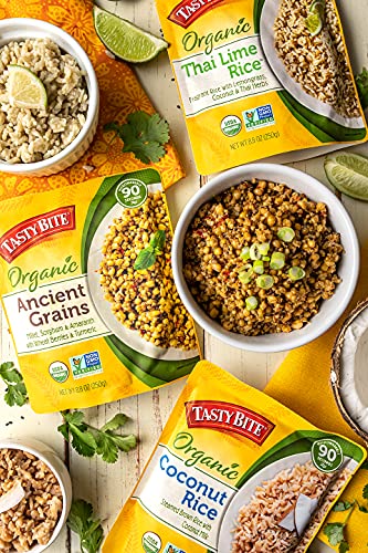 Tasty Bite Organic Thai Lime Rice, Ready To Eat Microwaveable Cooked Rice, Vegan, 8.8 Ounce (Pack Of 6) #TOP5