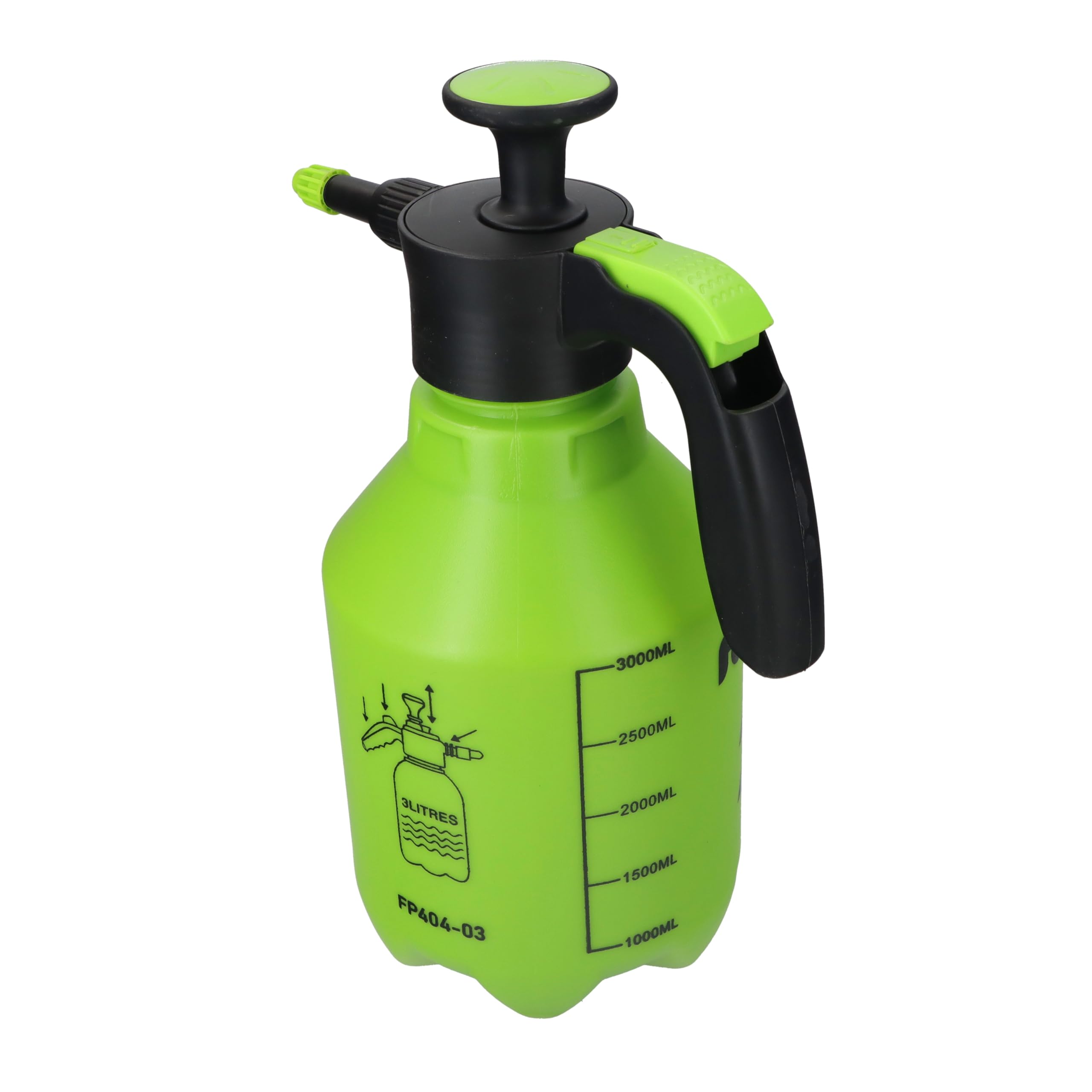 MIVOS Pulvérisateur à Pression 3 litres - de Jardin Haut de Gamme, Pulvérisateur à Pompe pour Balcon, terrasse et Jardin - pour Plantes, l'entretien des Plantes, à Main