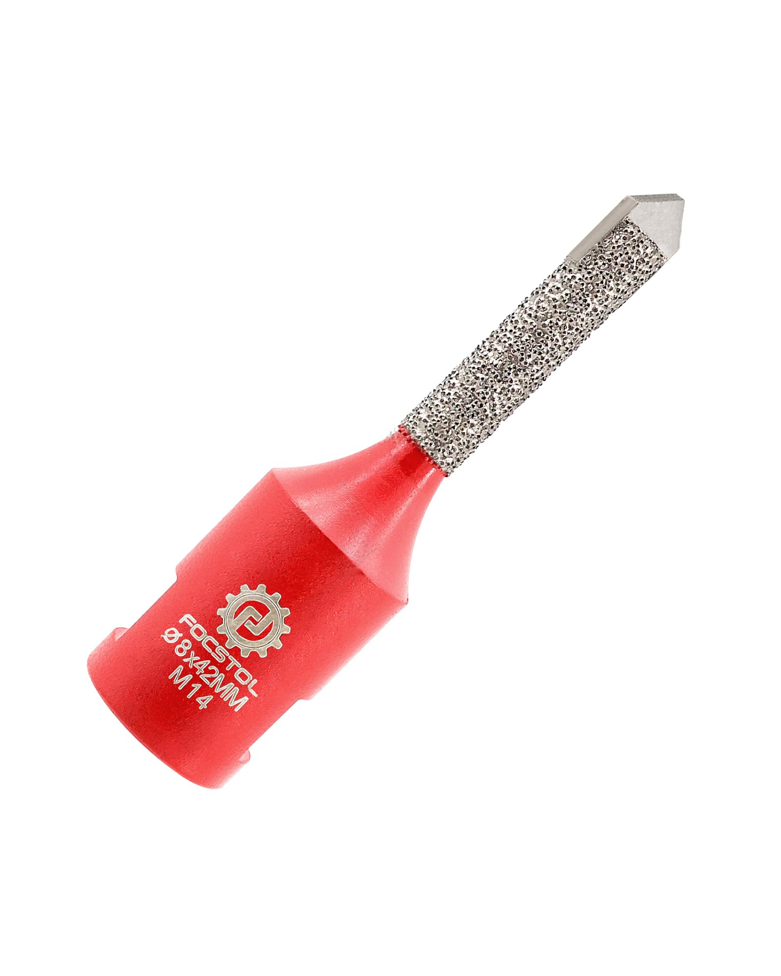 FOCSTOL Mèche à Mortier Diamantée - 8mm x 42mm Fraise Diamantée avec Pointe en Carbure pour L'enlèvement du Mortier et Jointoiement Maçonnerie Pierre et Brique