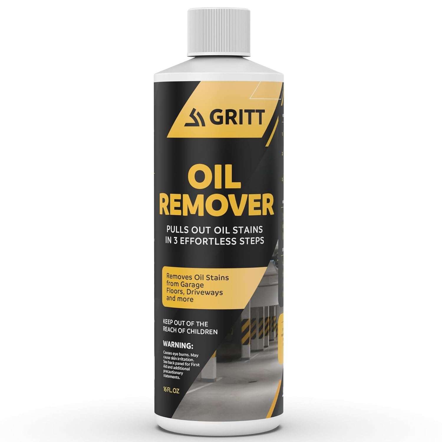 GRITT COMMERCIAL Concrete Oil Stain Remover All Purpose Concentrated