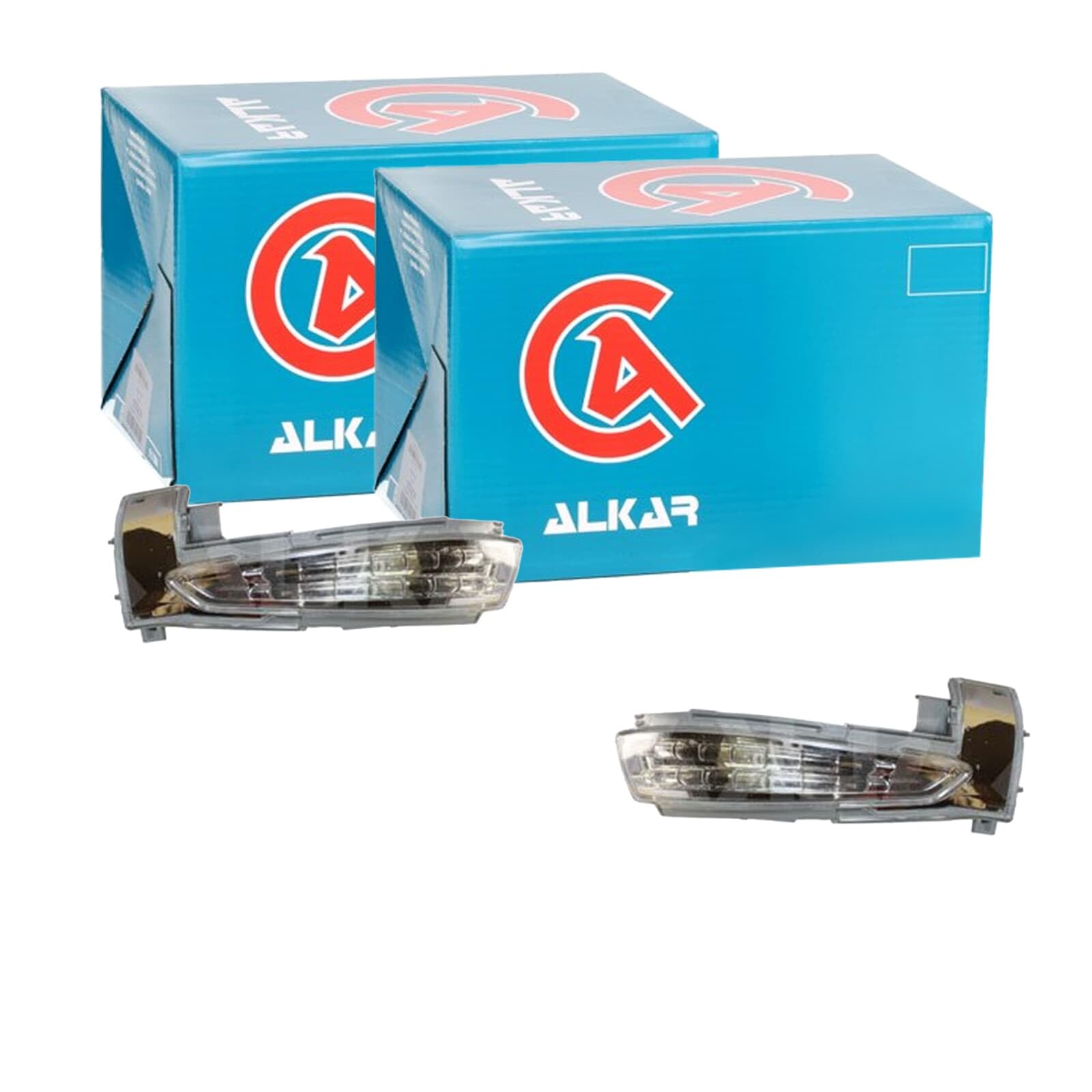 2X Alkar Blinker Blinkleuchte Außenspiegel links+rechts