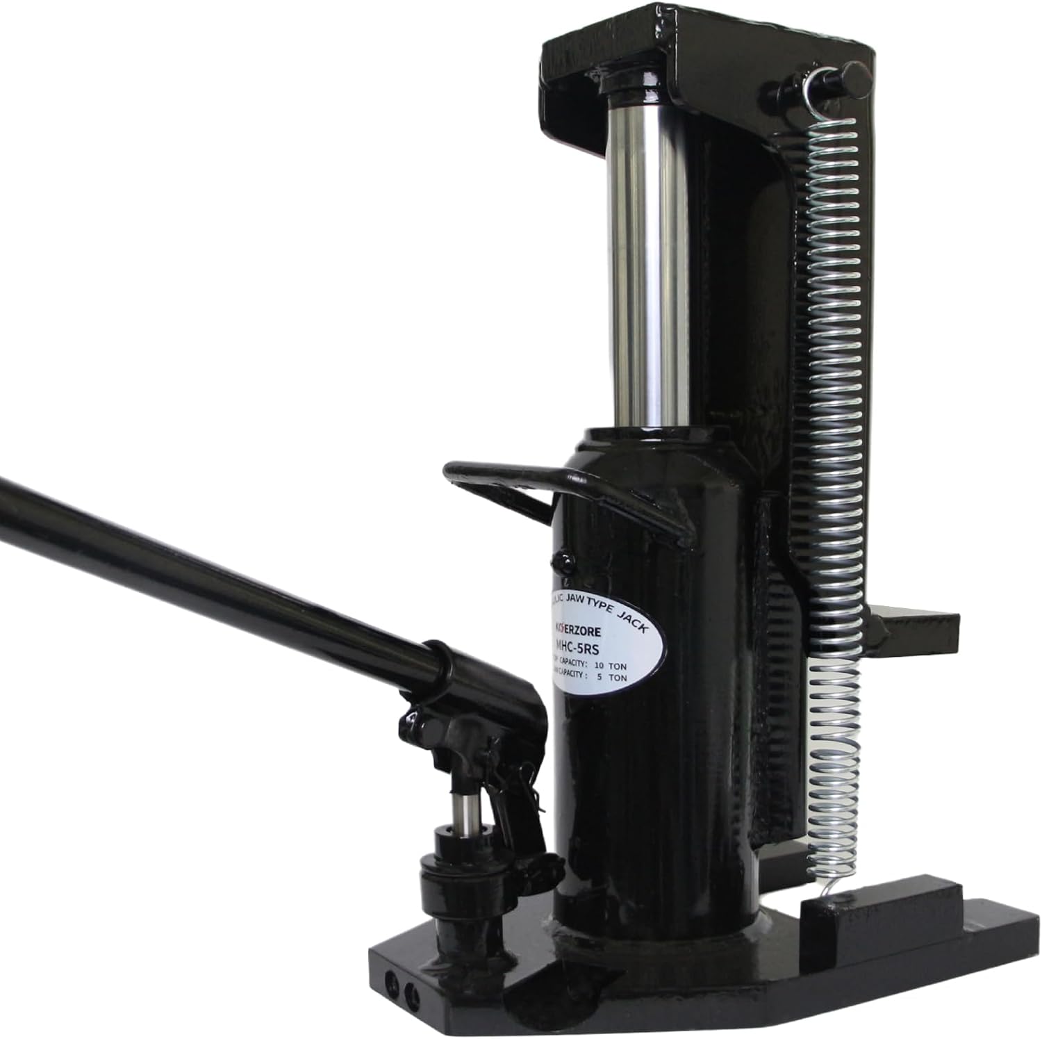 5 Ton/10 Ton Toe Jack, Heavy Duty Hydraulic Jack, Dual Purpose 2-in-1 Lifting for Top (10 Ton) & Toe (5 Ton) Air Hydraulic Claw Jack for Repair, Workshop, Garage, Industrial Use