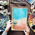JOIKIT 10 Pack 9 x 12 Inch Wood Canvas Panels, Wooden Canvas Board Unfinished Wood Cradled Painting Panel Boards, Artist Wooden Canvases for Burning, Pouring, String Art, Crafts