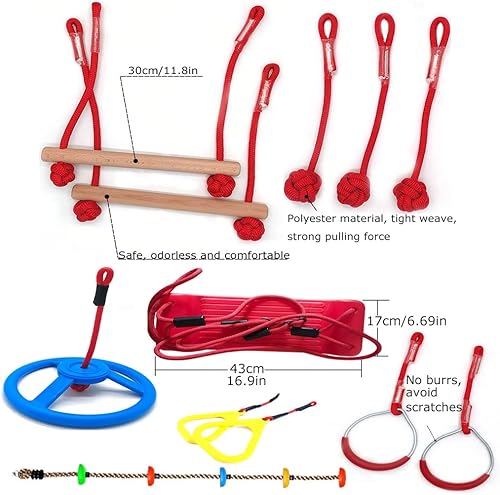 Miniatura 2 de Carrera de obstáculos para niños, juego de 13 piezas de carrera de obstáculos de guerrero para niños, equipo de entrenamiento al aire libre, kit de