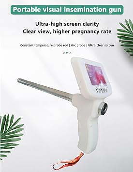 Professional Visual Insemination Kit,Animal Artificial Insemination Tools,Endoscope Veterinary Equipment, Veterinary Breeding Kit,for Farm & Ranch
