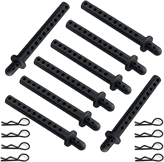 8-Pack 68mm RC Car Body Shell Post Plastic Holder Mounts Compatible with 1/10 4WD Remote Control Car Off-Road Buggy Truck