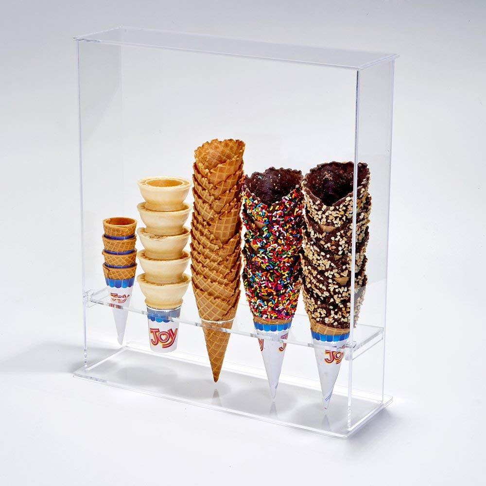 Clear Acrylic 6 Sugar Cone Holder