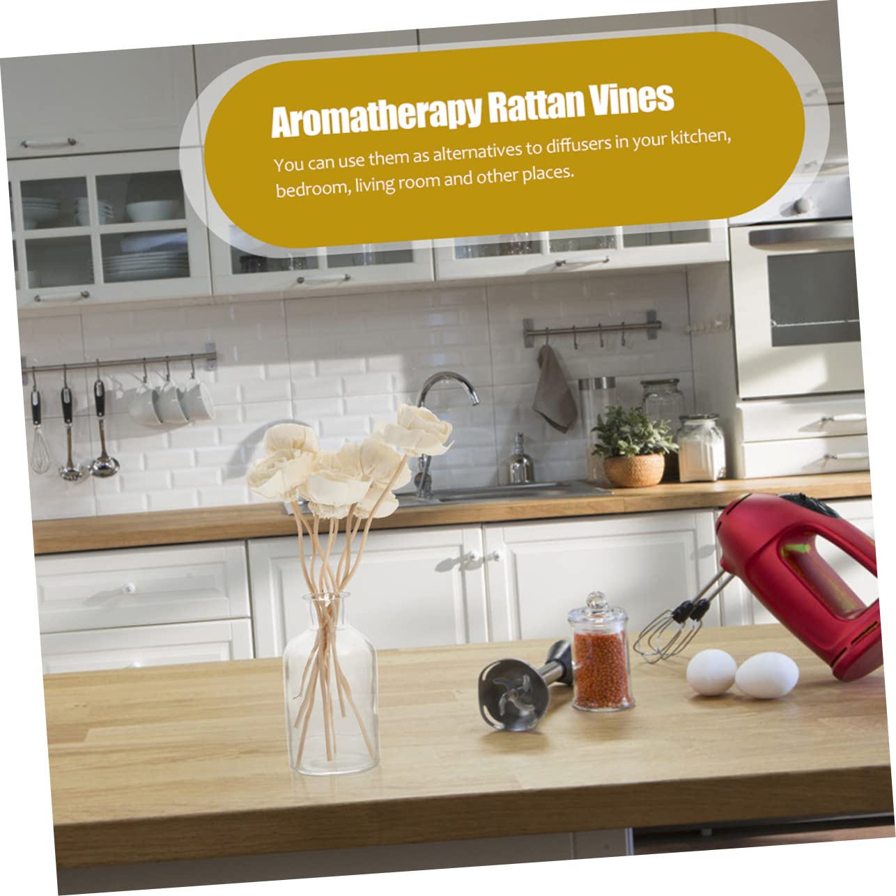 TOPBATHY 45stücke Teiliges Rattan Diffuser Sticks Für Aromatherapie Elegante Raumdekoration Ohne Feuer Für Duftöle Und Ätherische Öle Für Zuhause Und Auto