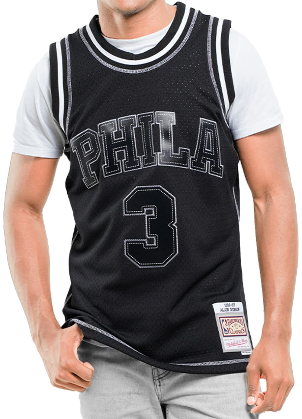 Mitchell & Ness Maglia da Basket da Uomo NBA Contrast 2K