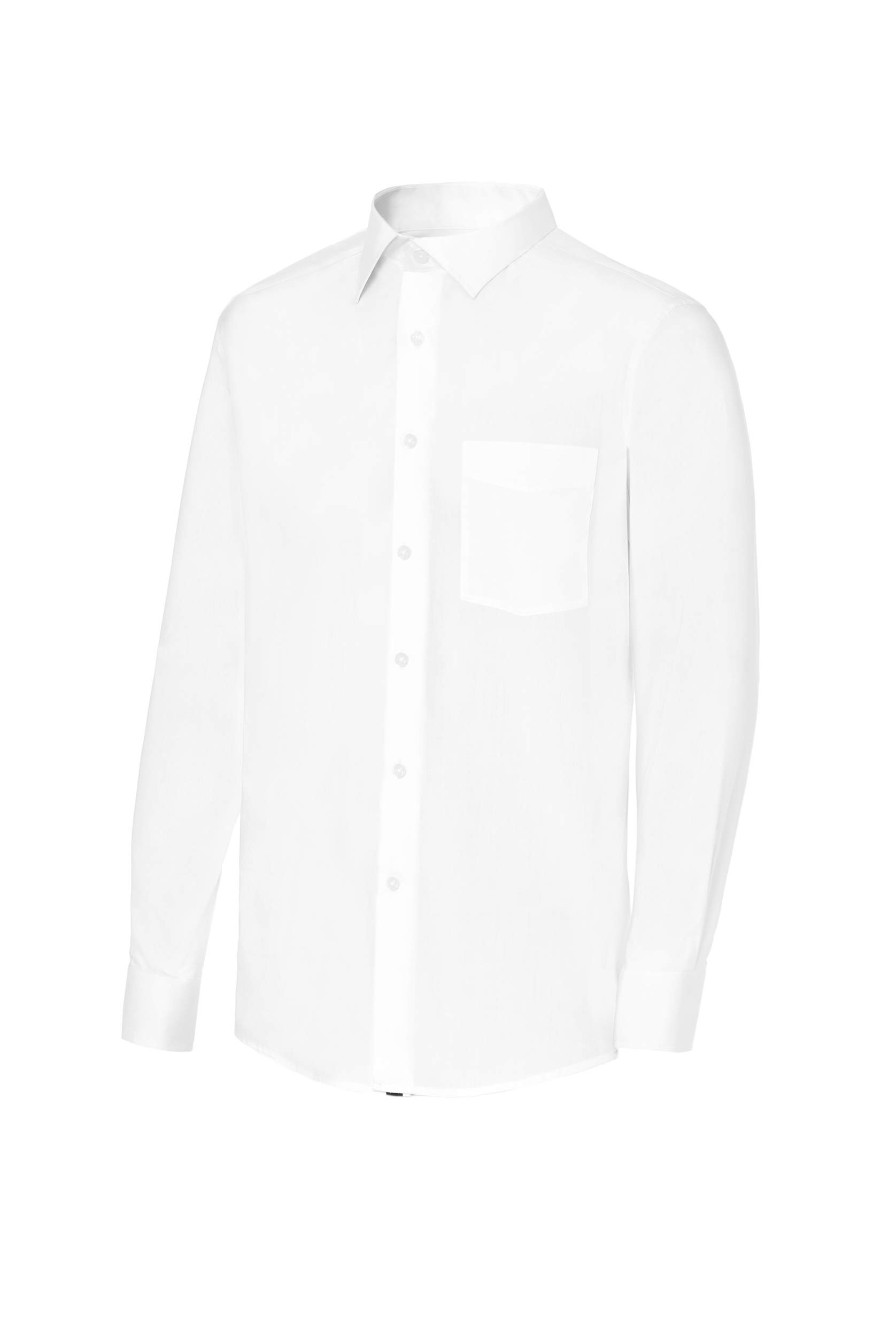 MONZA OBREROL Camisa de Camarero Manga Larga Cuello Italiano Hombre. Ropa Camarero/Hosteleria Ref: 2030