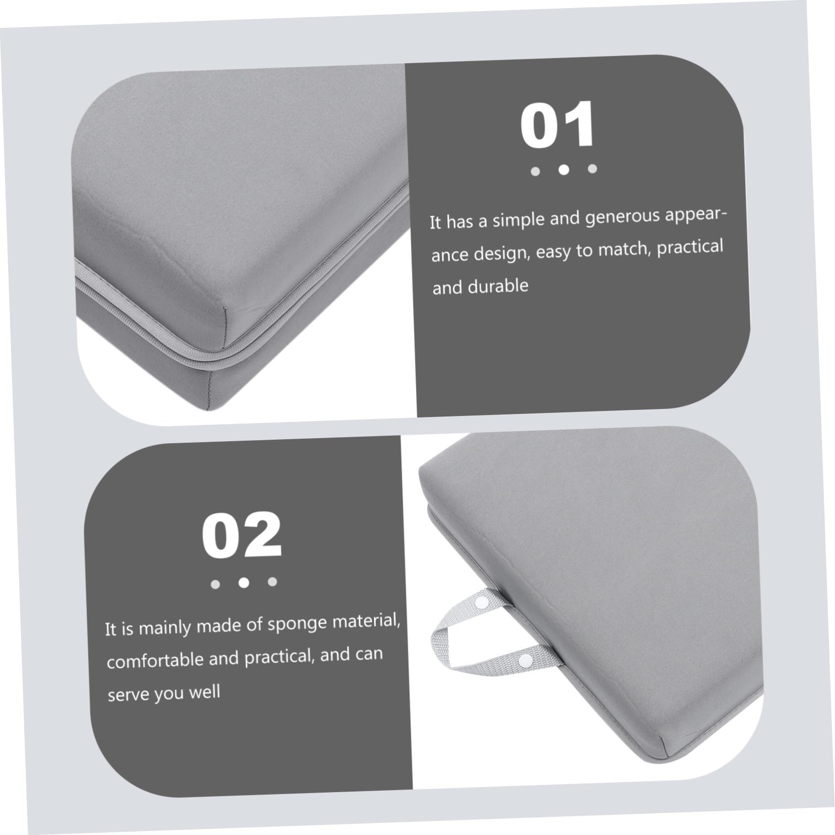 Kniepolster Einzeln aus Neopren und Schwamm für Garten Bad Haushalt