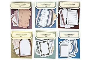 180PCS Scrapbooking Paper Stickers for Vintage Label Decoration