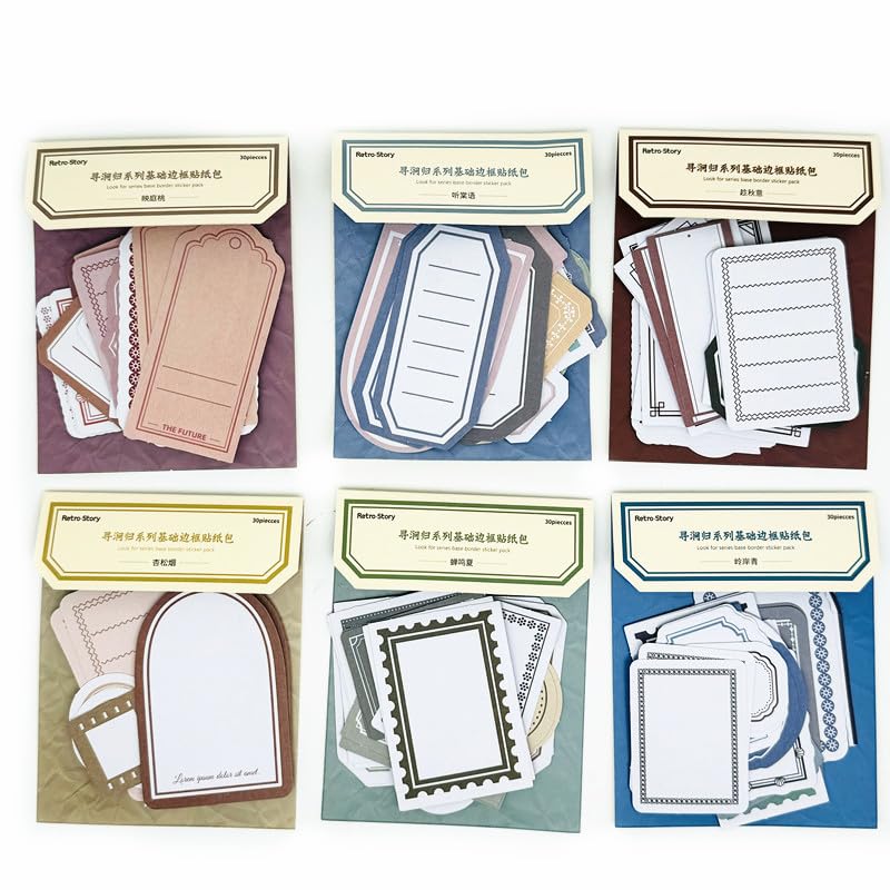 Autocollants pour scrapbooking et décoration en papier pour embellir vos carnets