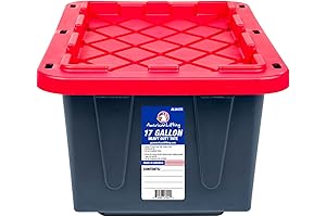 Rubbermaid 17-Gallon Storage Containers: Durable Storage for Your Belongings