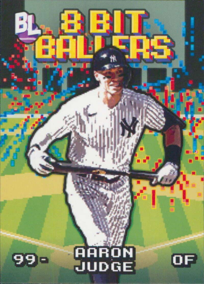 Amazon.com: 2023 Topps Big League 8-Bit Ballers #8B-4 Aaron Judge