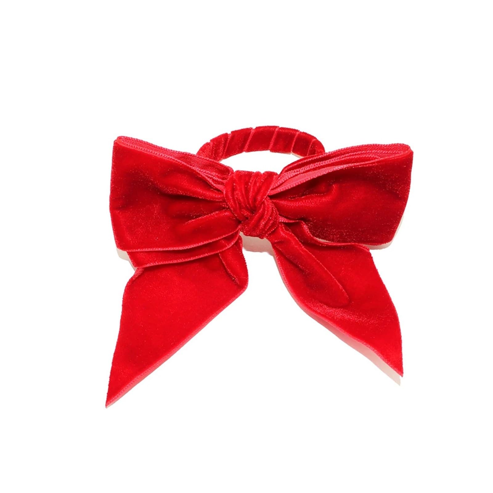 12Pcs Velvet Bowknot Napkin Rings Christmas Bows Holder For Wedding Thanksgiving Dinner Table Decor for Wedding Banquet Dinner