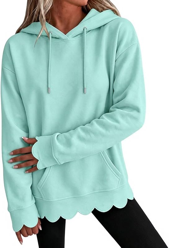 GOSEAGOTOFUN Oversized Hoodies Mint Green – Material:68% spandex,22% nylon,10% cotton