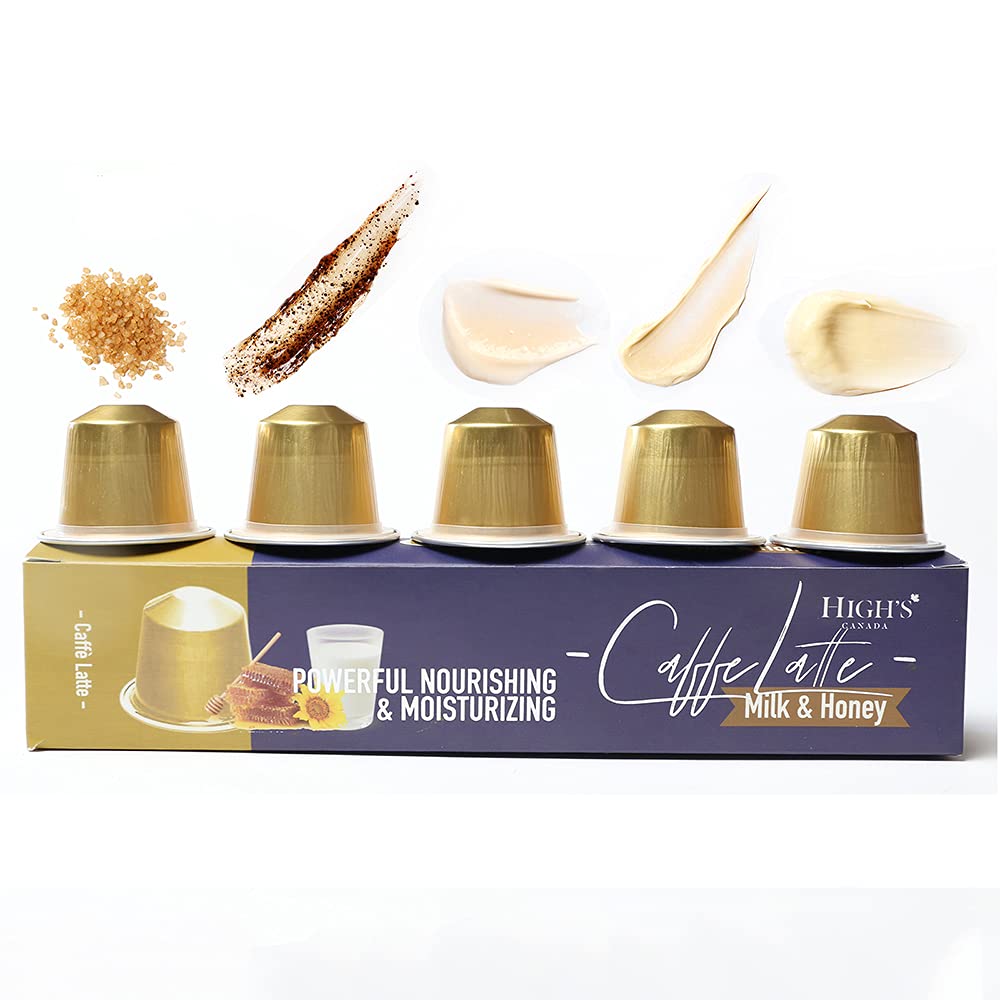 HIGH'S Coffee 5Steps Skin care Moisturizer Anti Aging Cream for Dry, Aging, hand