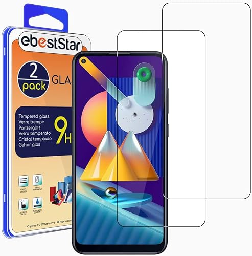 ebestStar - Cristal Templado x2 para Samsung Galaxy M11, A11, Protector Pantalla