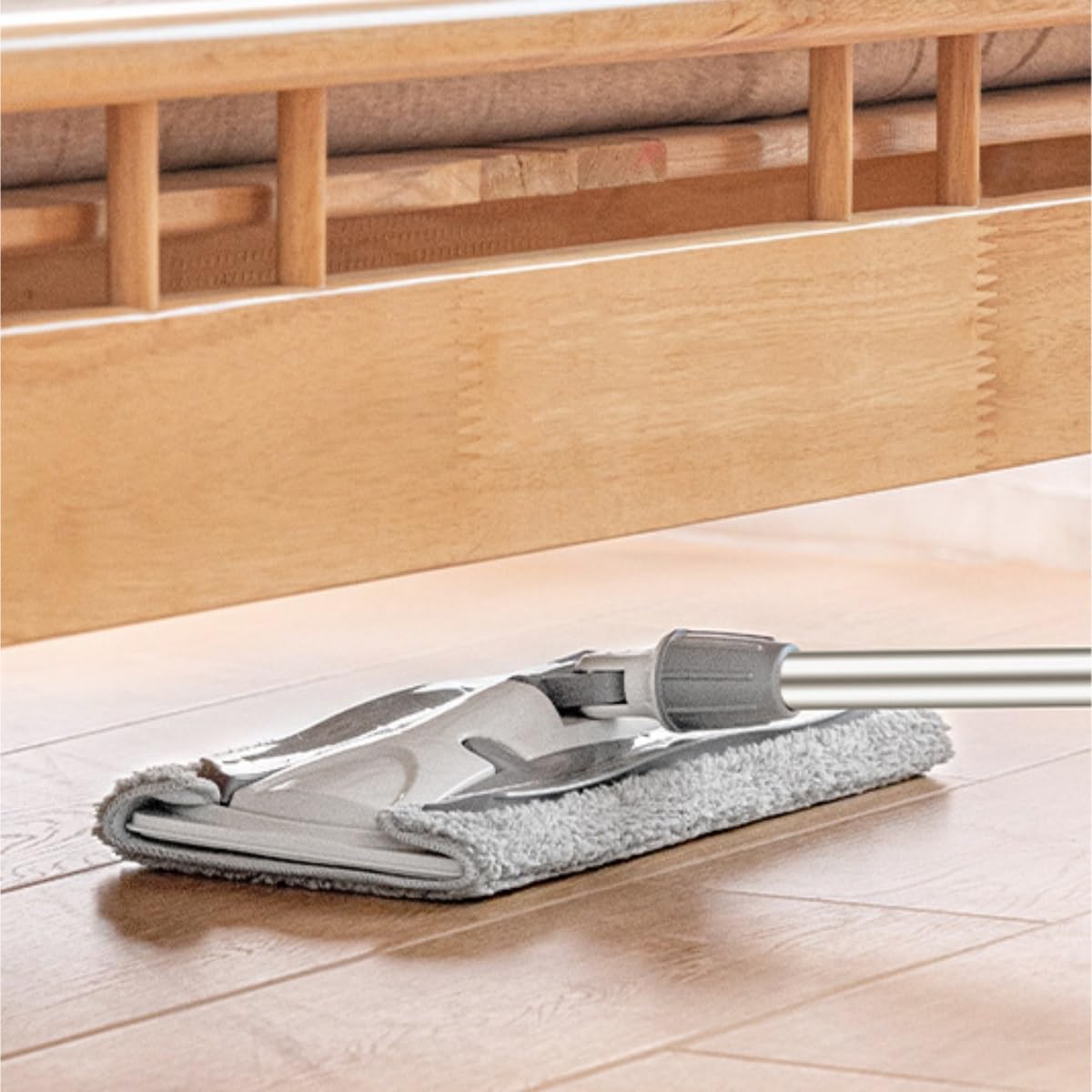 Fregona Fregona Plana con Pinzas De Tela, Doméstica Doble Propósito For Suelos Húmedos Y Secos, Artefacto For Fregar Facilidad Limpieza Suelo