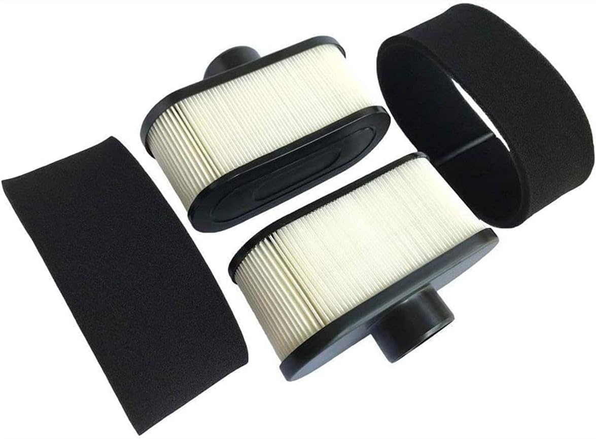 2Pack 11013-0752 11013-0726 Air Filter, Compatible with Kawasaki FR651V FR730V FR691V Engine Air Cleaner, Lawn Mower Air Filter, Plus 11013-7046 Pre Filter